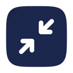 Minimize Square Minimalistic SVG Icon